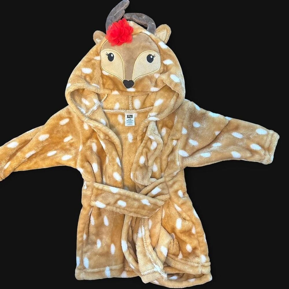 Baby Tan and Brown Robe